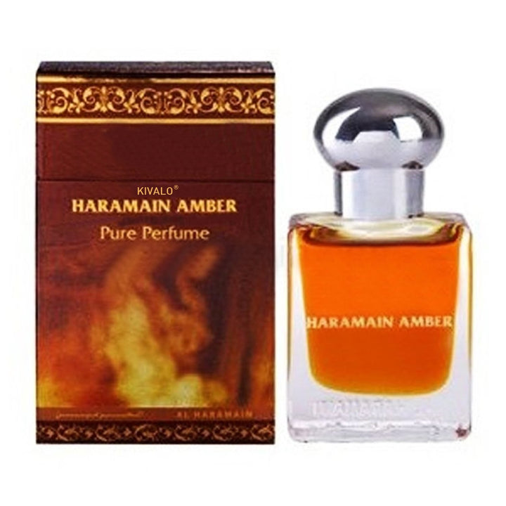 Al Haramain Black Oudh &amp; Amber Roll on Pack of 2 Attar - 2 x 15ml