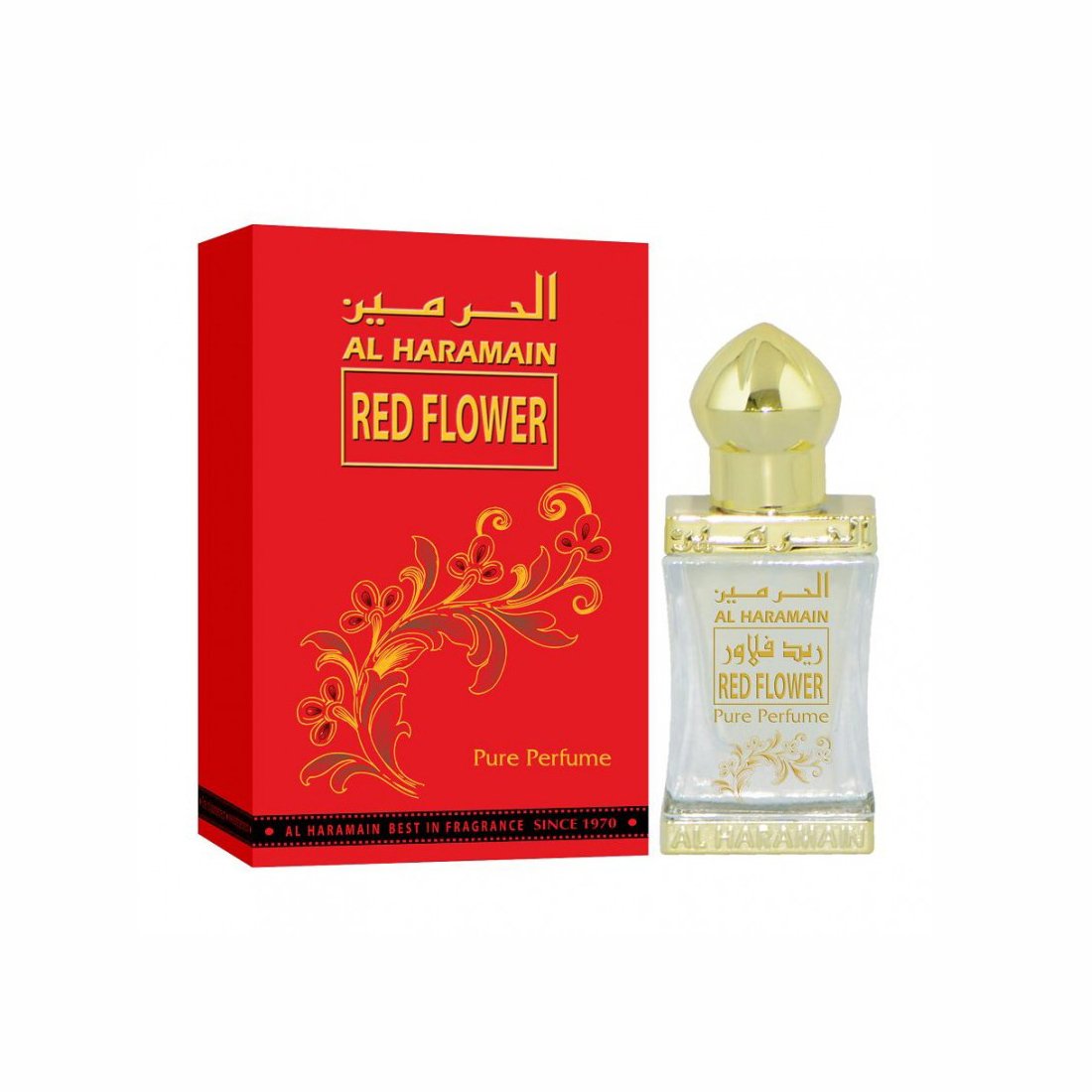 Al Haramain Red Flower Attar - 12 ml