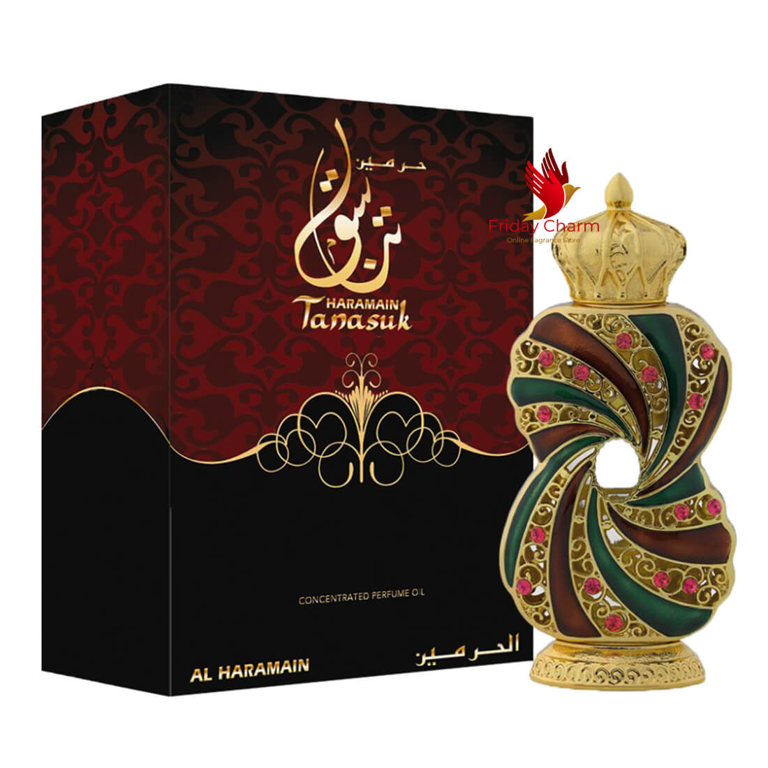 Al Haramain Tanasuk Fragrance Attar - 12ml