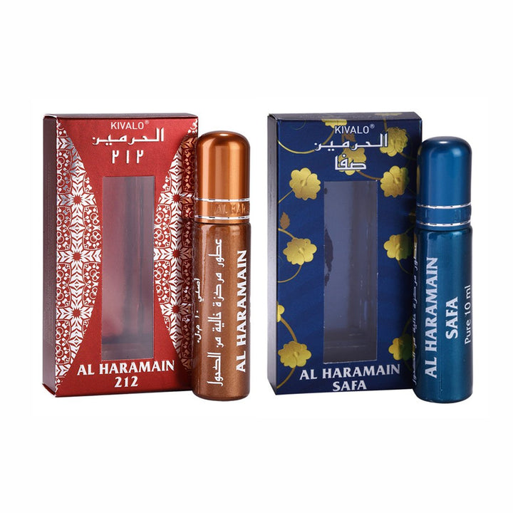 Al Haramain 212 &amp; Safa Roll On Attar Pack of 2 x 10ml