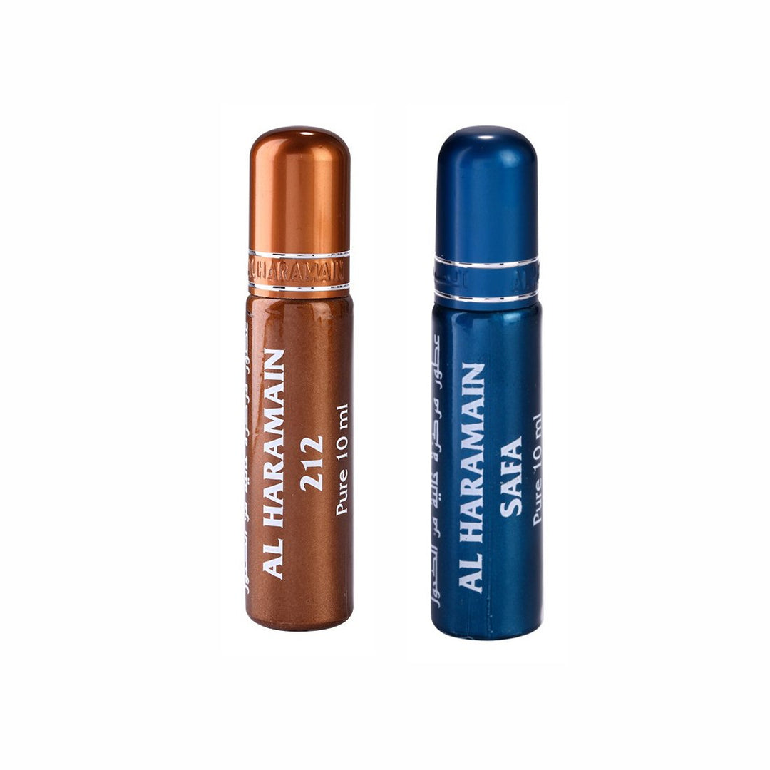Al Haramain 212 &amp; Safa Roll On Attar Pack of 2 x 10ml