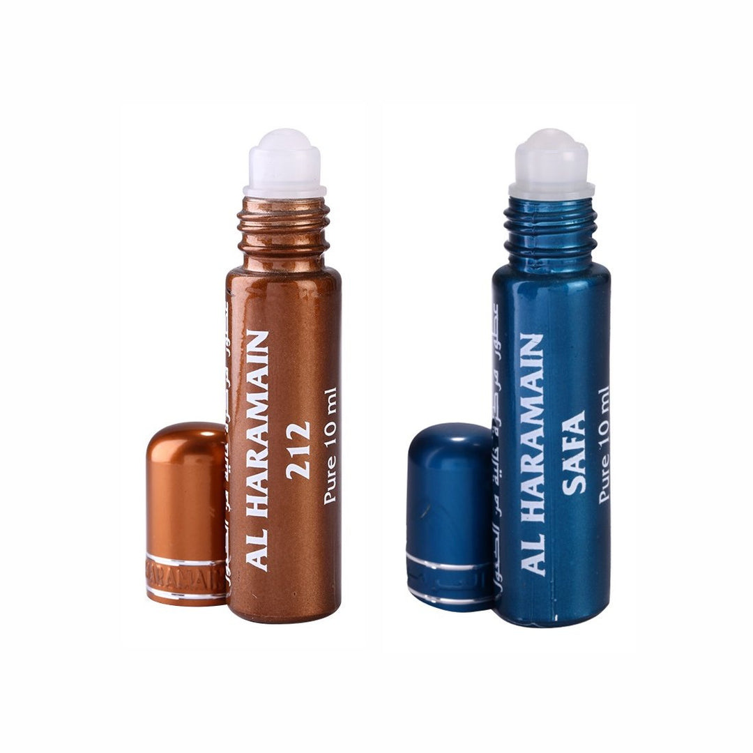 Al Haramain 212 &amp; Safa Roll On Attar Pack of 2 x 10ml