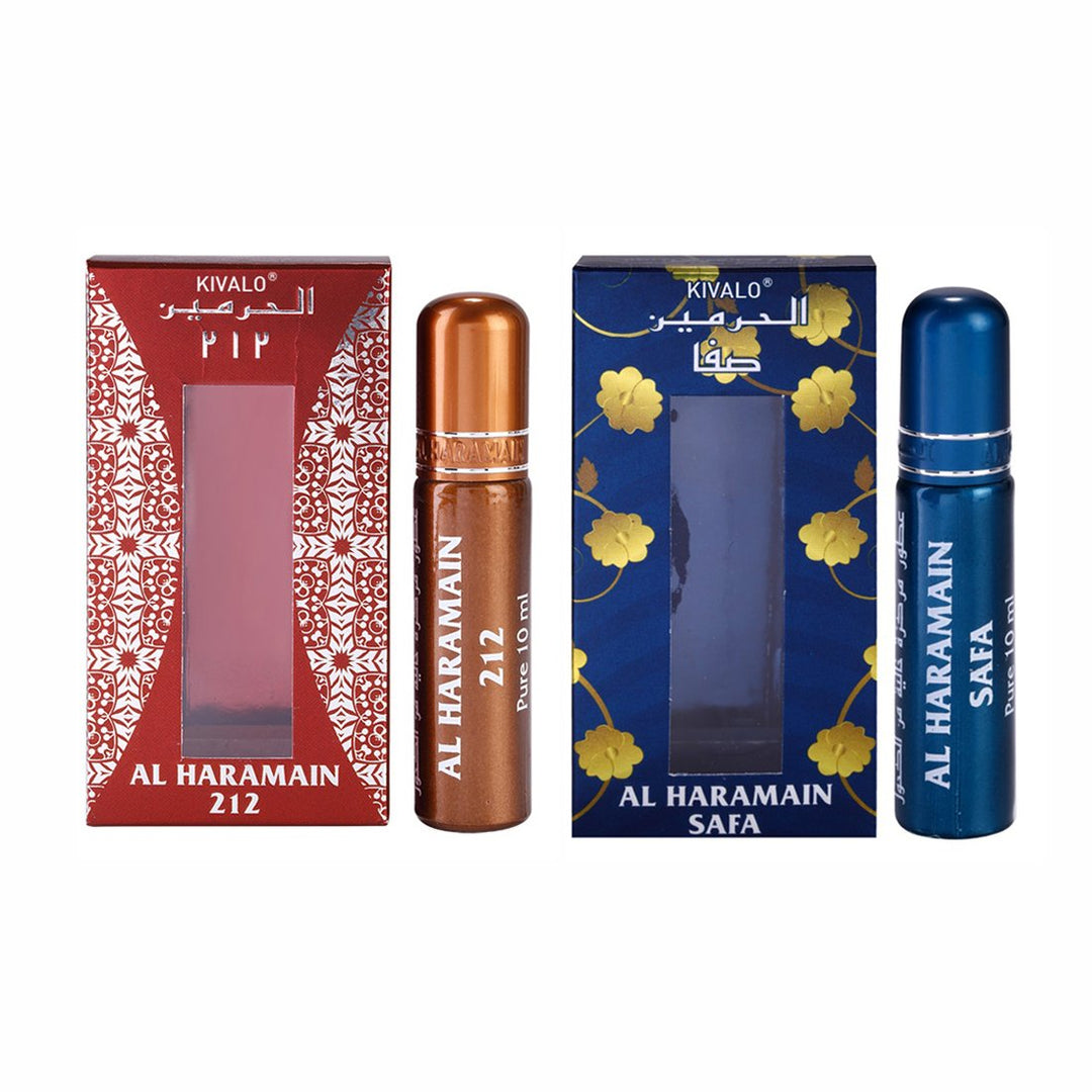 Al Haramain 212 &amp; Safa Roll On Attar Pack of 2 x 10ml