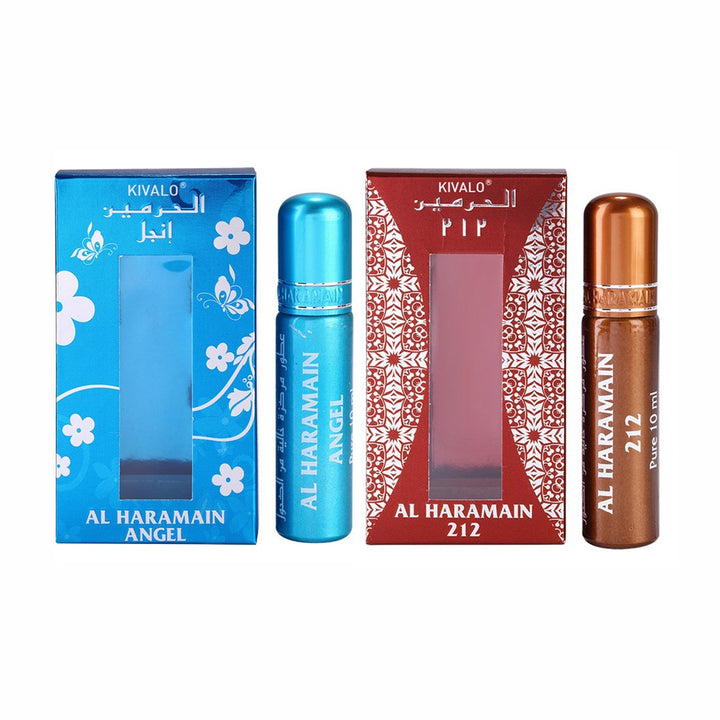 Al Haramain Anjel &amp; 212 Roll On Attar Pack of 2 x 10ml