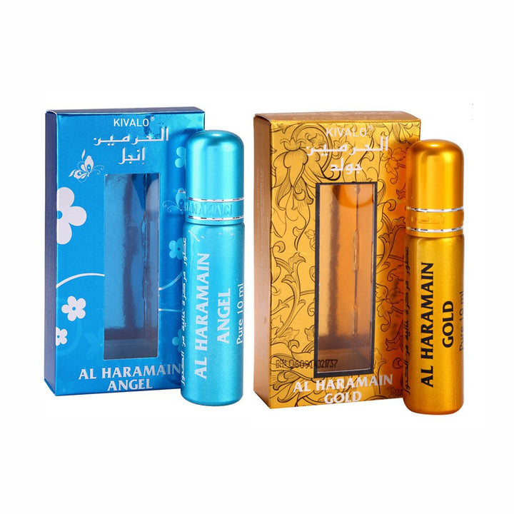 Al Haramain Anjel &amp; Gold Roll On Attar Pack of 2 x 10ml