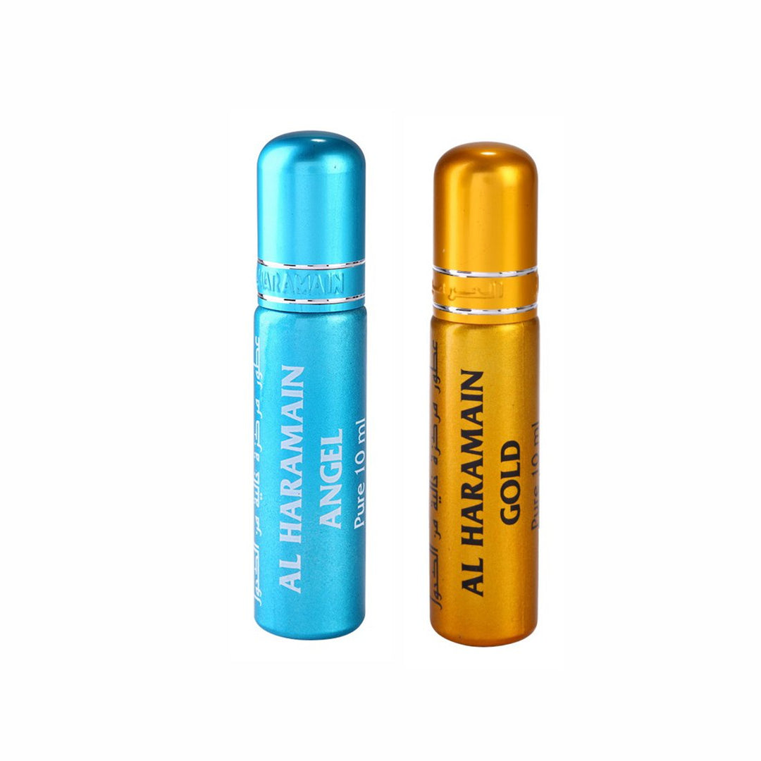 Al Haramain Anjel &amp; Gold Roll On Attar Pack of 2 x 10ml