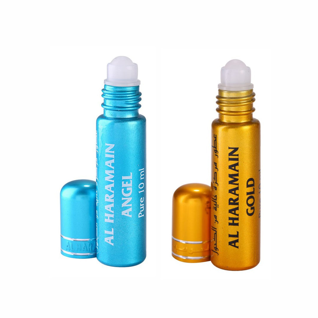 Al Haramain Anjel &amp; Gold Roll On Attar Pack of 2 x 10ml