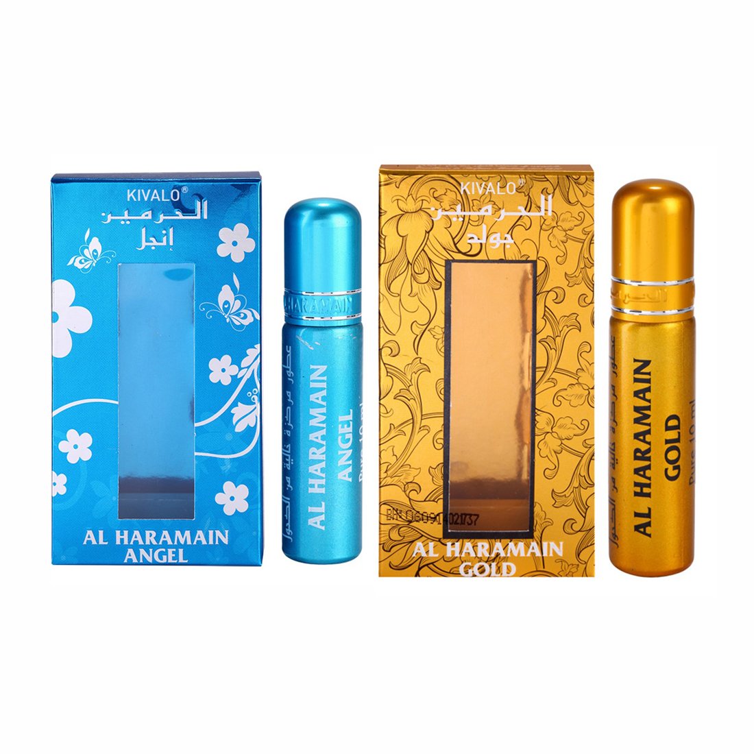 Al Haramain Anjel & Gold Roll On Attar Pack of 2 x 10ml