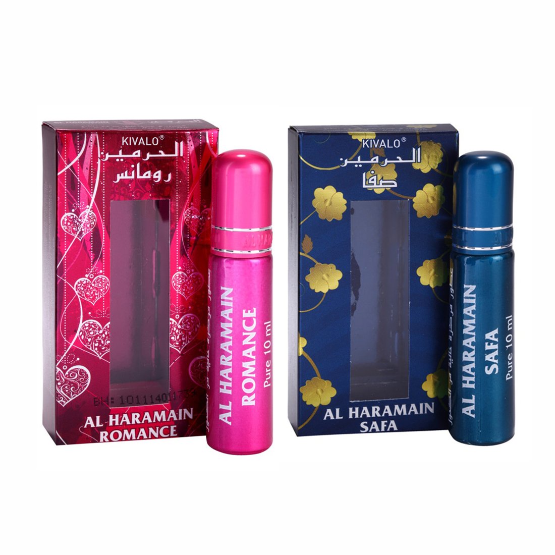 Al Haramain Romance & Safa Roll On Attar 10 ml Pack of 2
