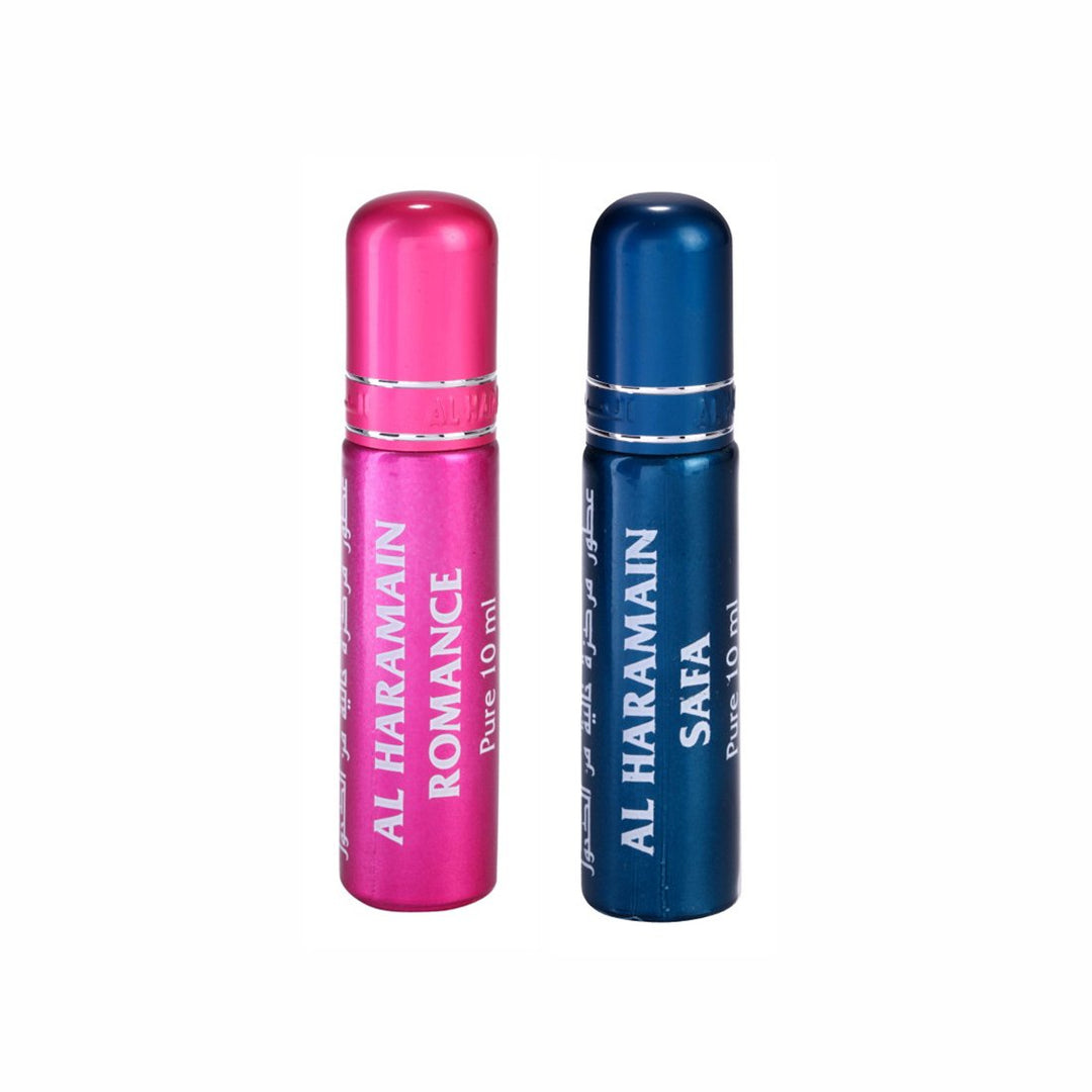 Al Haramain Romance &amp; Safa Roll On Attar 10 ml Pack of 2