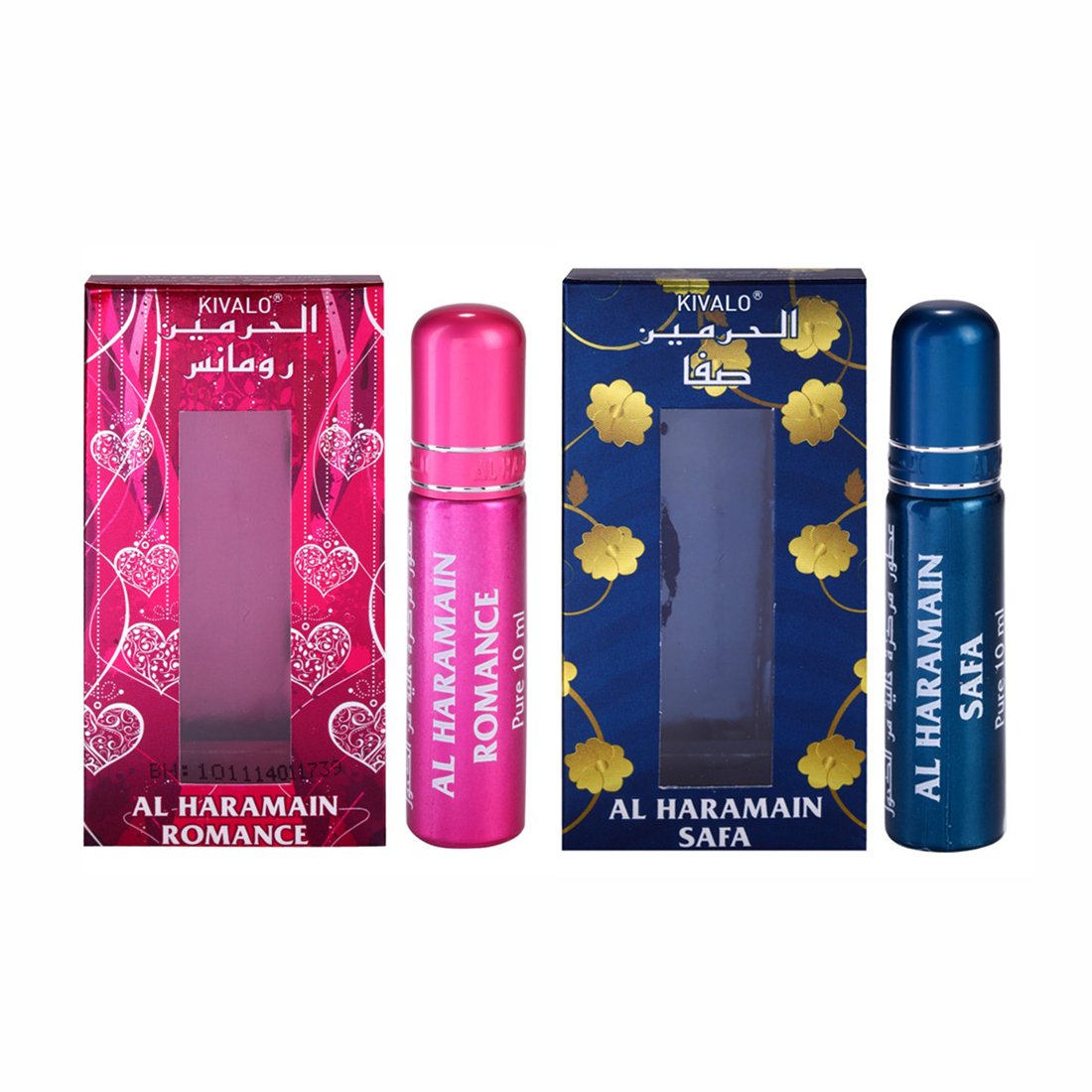 Al Haramain Romance & Safa Roll On Attar 10 ml Pack of 2