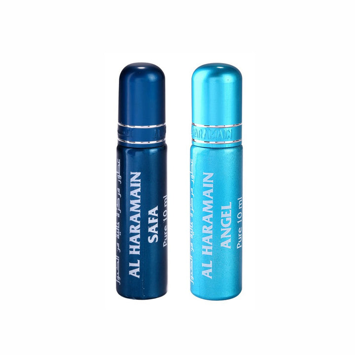 Al Haramain Safa &amp; Angel  Roll On Attar 10 ml Pack of 2