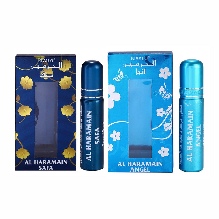 Al Haramain Safa &amp; Angel  Roll On Attar 10 ml Pack of 2