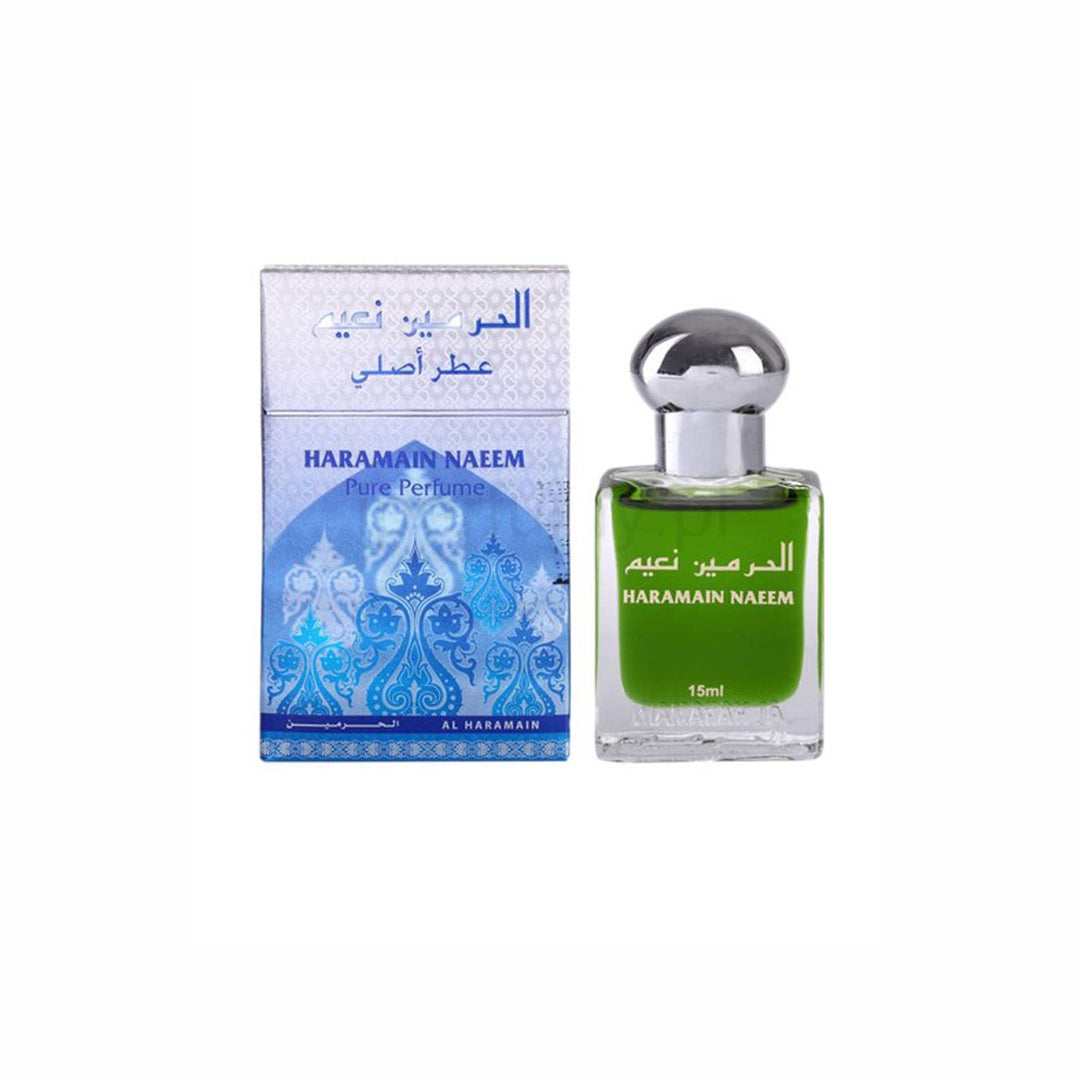 Al Haramain Amber &amp; Naeem Pack of 2 Attar - 2 x 15ml