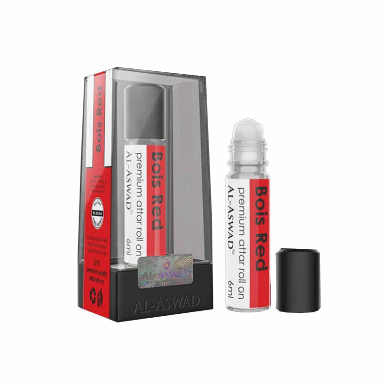 Al Aswad Bois Red Roll On Attar (Pack of 3)
