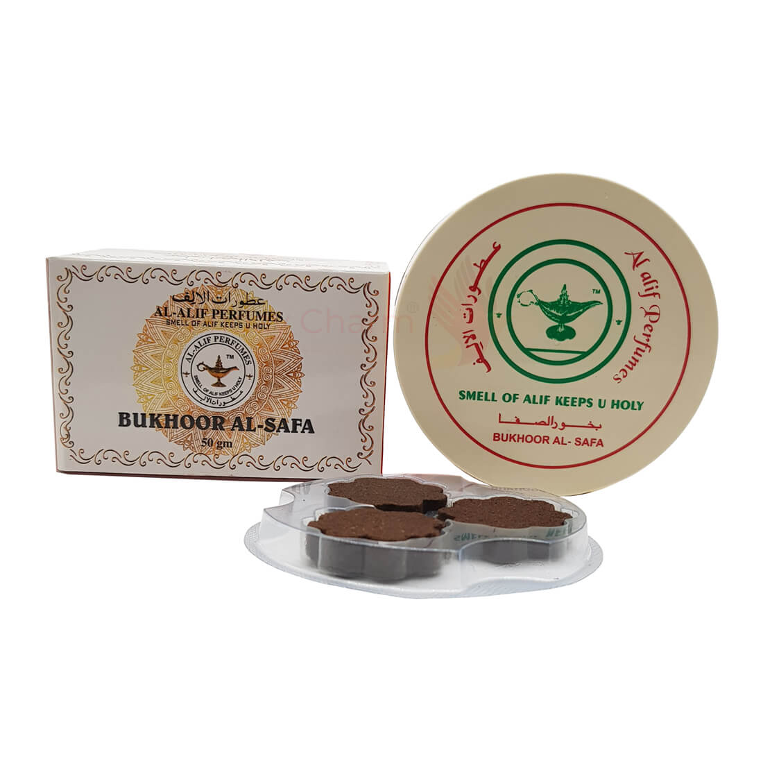 Al Alif Bukhoor Al-Safa Bakhoor Coin Home Fragrance - 50g