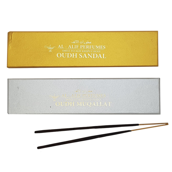 Sandal Oudh and Muqallat Oudh Handmade Masala Agarbatti Incense Sticks - 50g