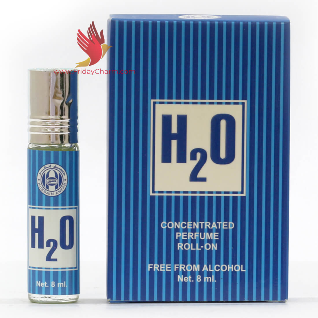 Anfar Silver Oudh, H2O & Al Mizyaan  8ml Roll on Attar Pack Of 3