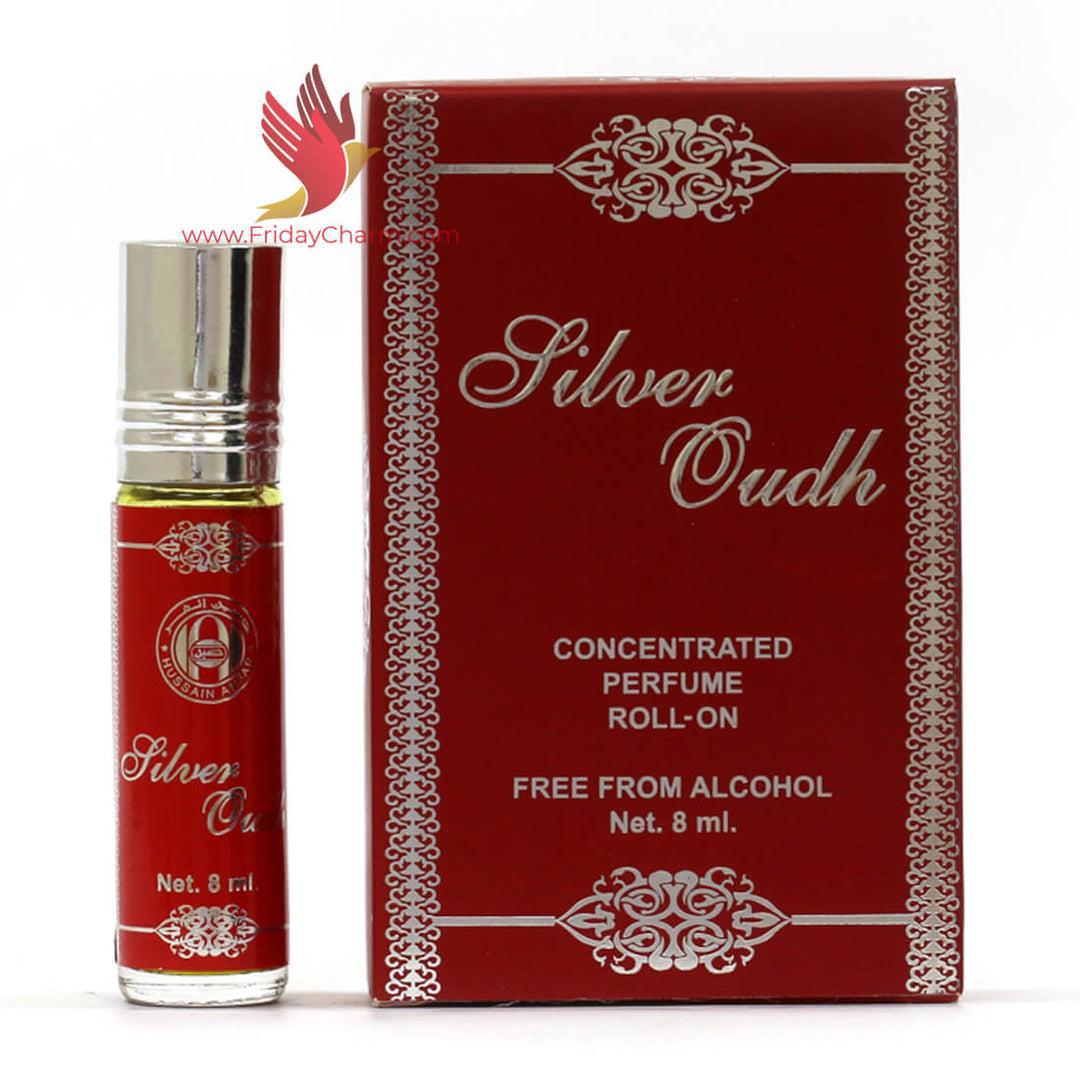 Anfar Silver Oudh, H2O &amp; Al Mizyaan  8ml Roll on Attar Pack Of 3