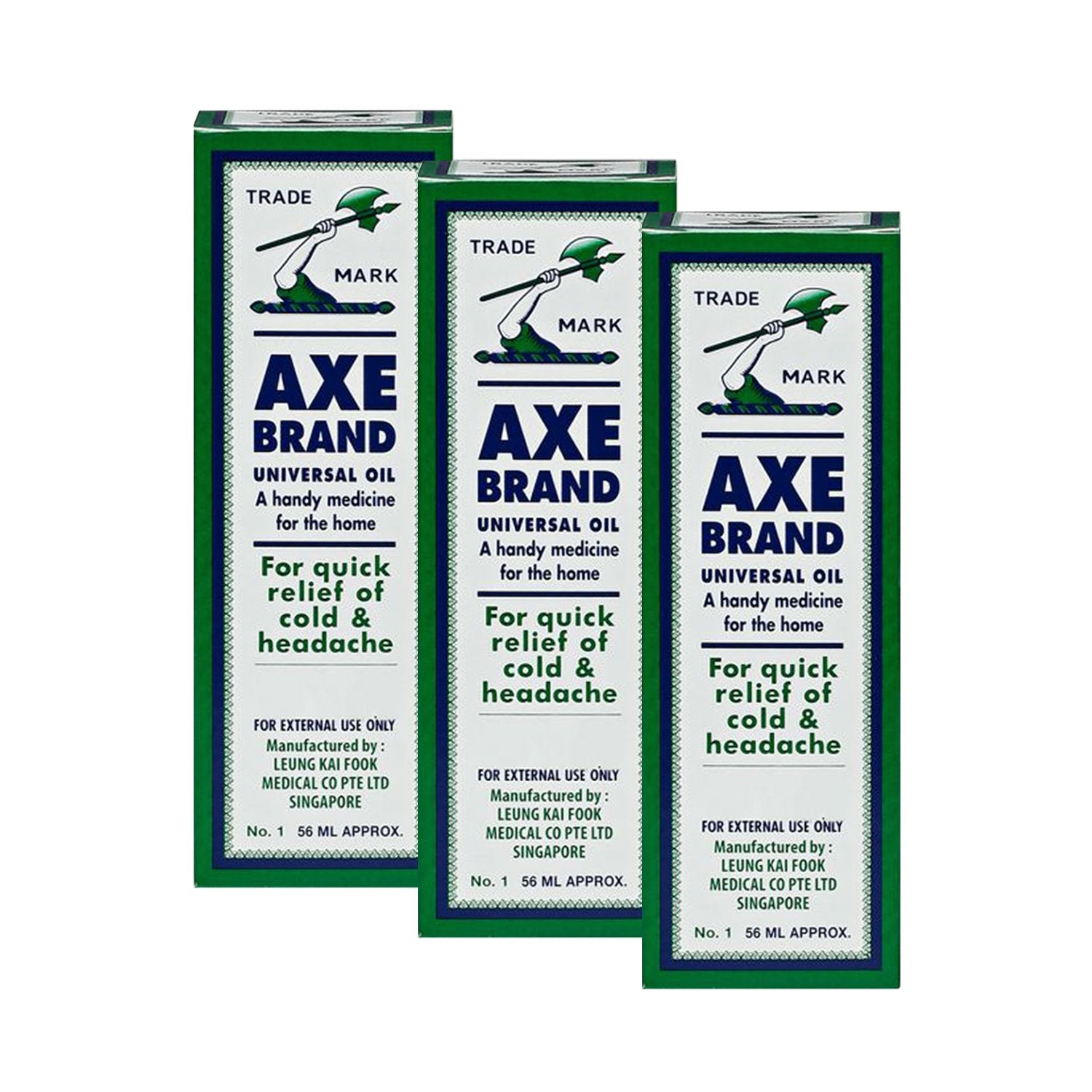 AXE Universal Medicated Oil for Quick Relief of Cold and Headache - 56ml - Sabkhareedo.com