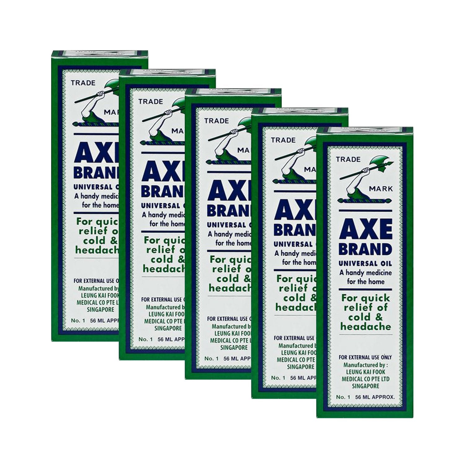AXE Universal Medicated Oil for Quick Relief of Cold and Headache - 56ml - Sabkhareedo.com