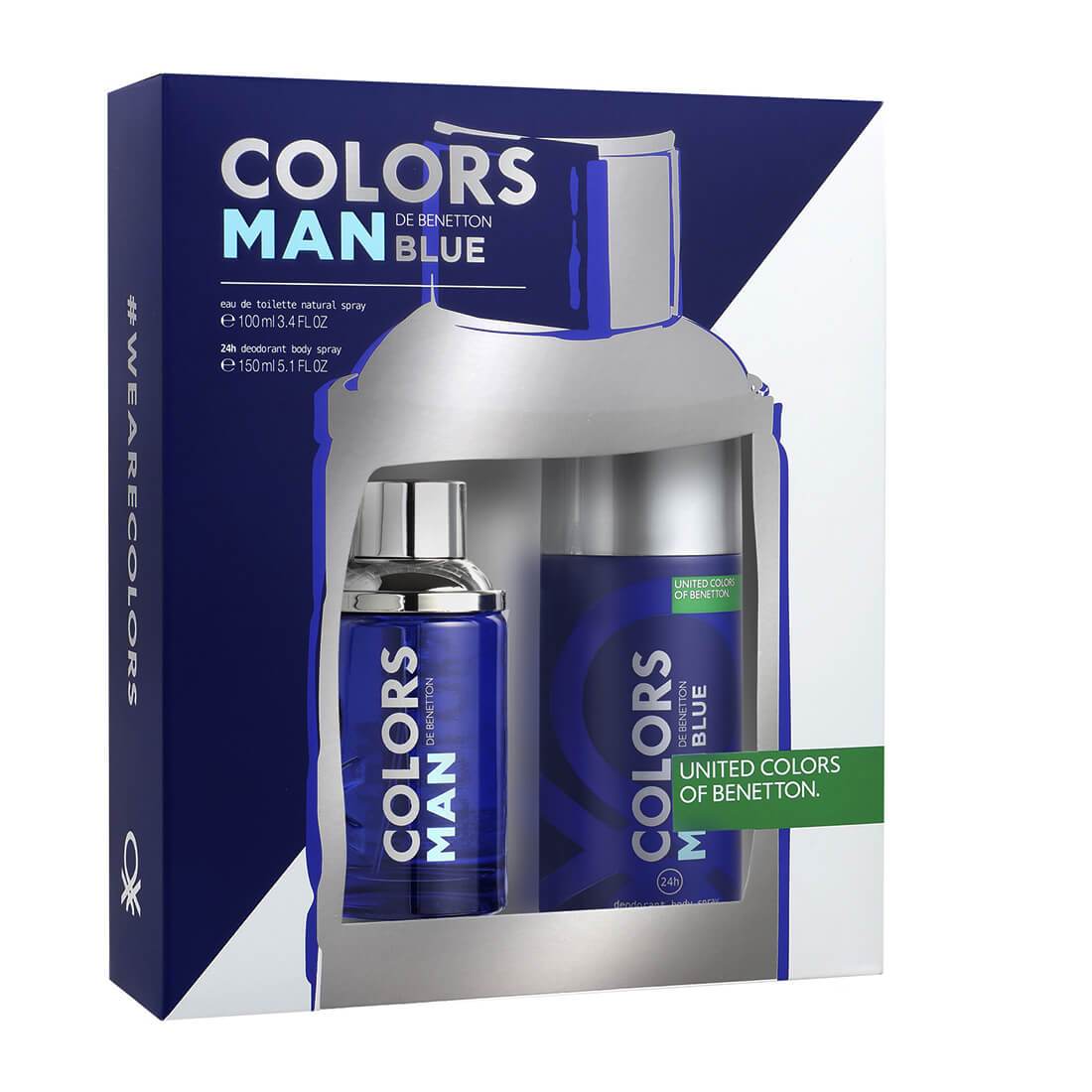 United Colors of Benetton Blue Perfume Gift Set For Men