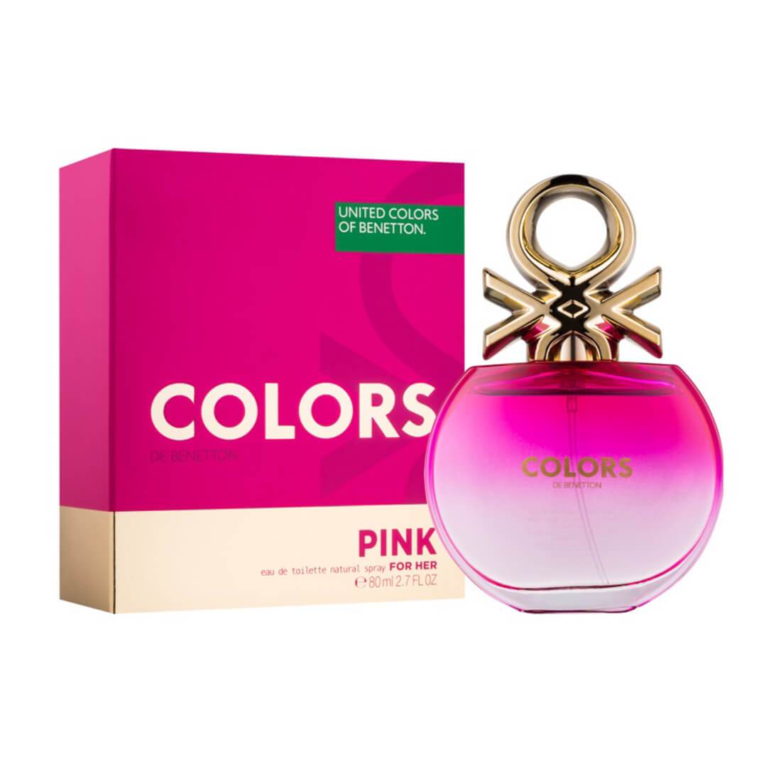 United Colors of Benetton Colors De Benetton Woman Pink Eau De Toilette For Women 80ml