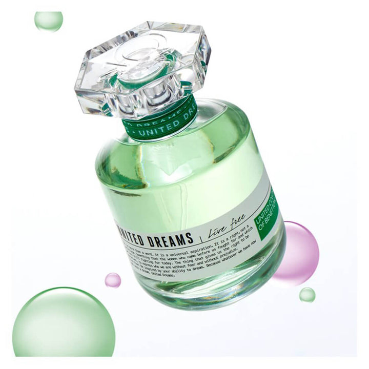 United Colors of Benetton United Dreams Live Free Eau De Toilette For Women 80ml