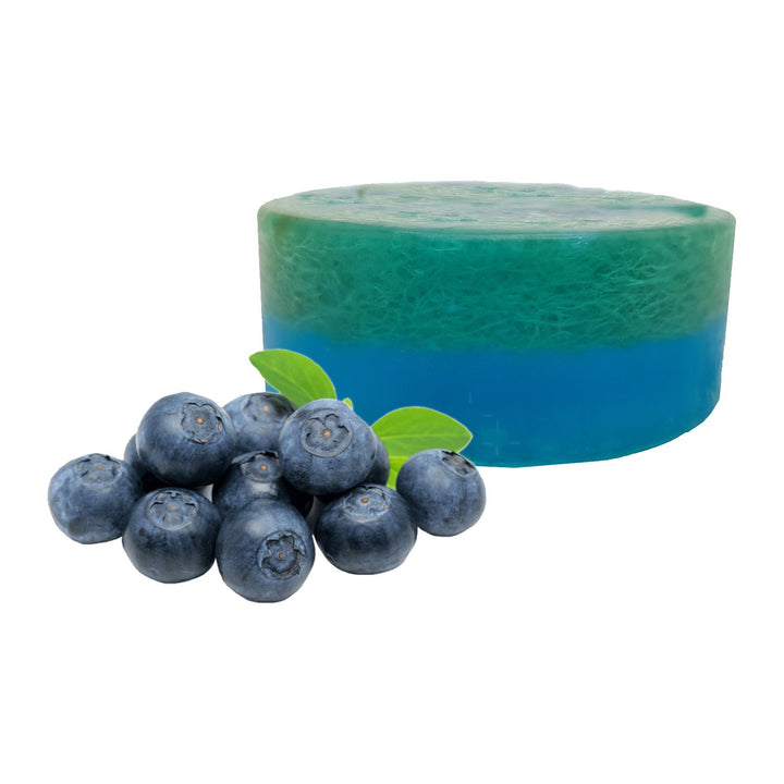 Organic Blueberry Loofah Soap
