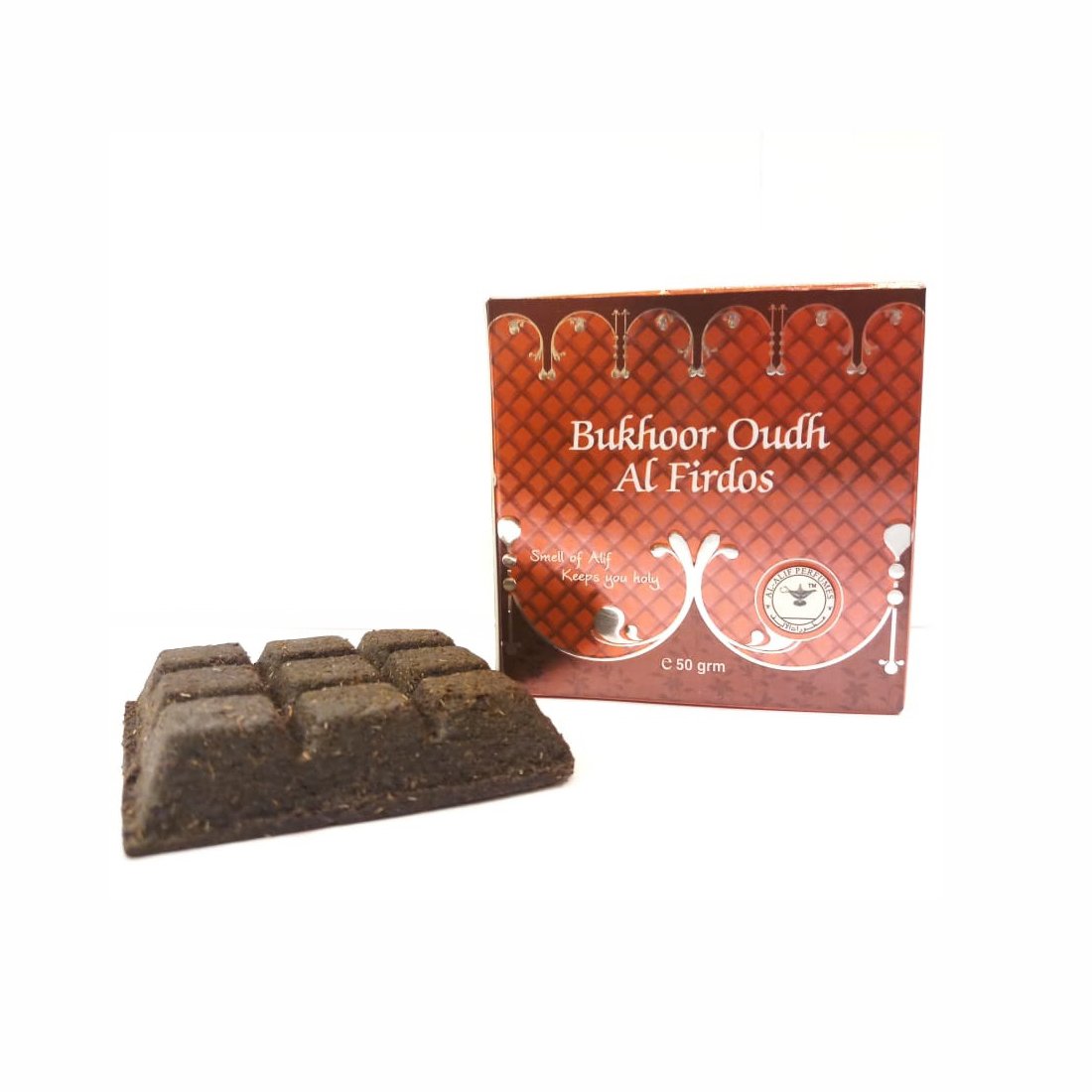 Alif Bukhoor Oudh Abyad & Al Firdous Incense Home Fragrance Combo Pack Of 2 x 50g