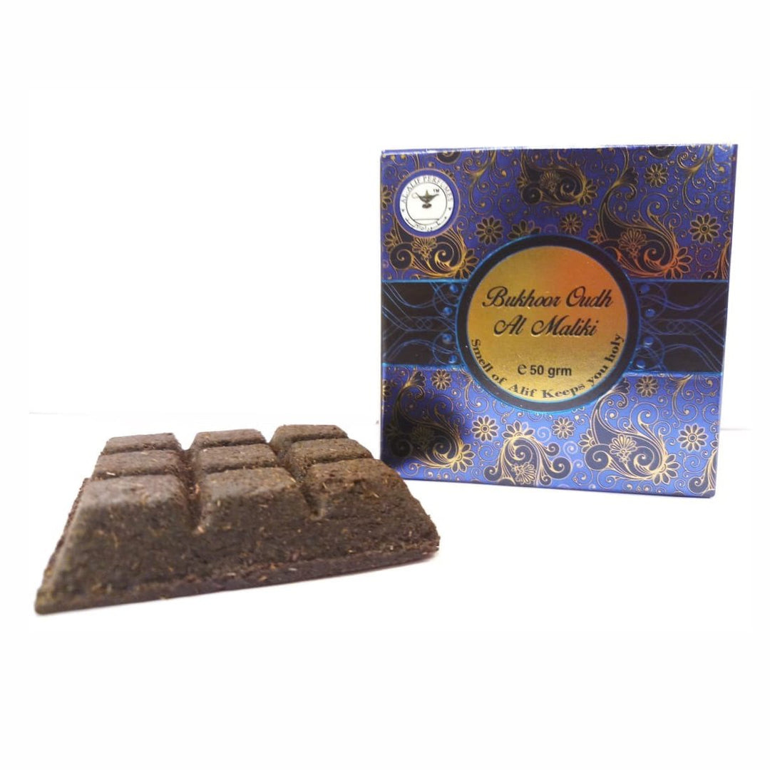 Alif Bukhoor Oudh Al Saeed &amp; Al Maliki Incense Home Fragrance Combo Pack Of 2 x 50g