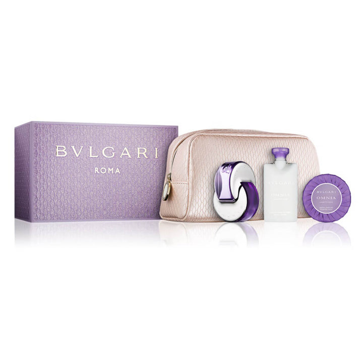 Bvlgari Omnia Amethyste Gift Set Pack Of 4