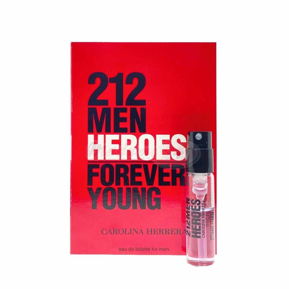 Carolina Herrera 212 Man Heroes Forever Young EDT 1.5ml vial