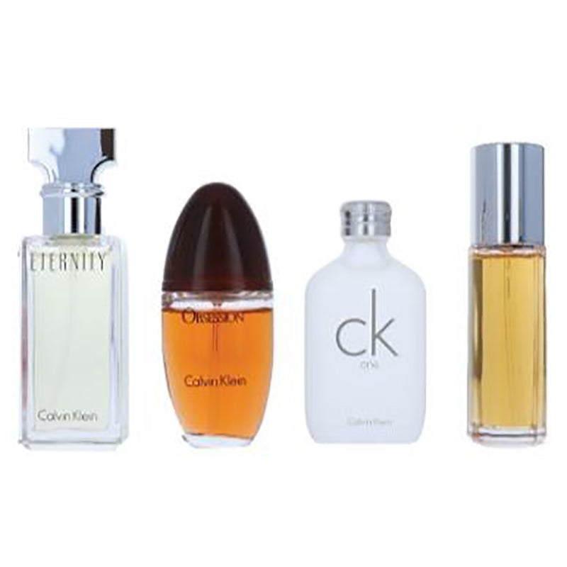 Calvin Klein Miniature Travel Collection For Women 4pc Spray 15ml Each
