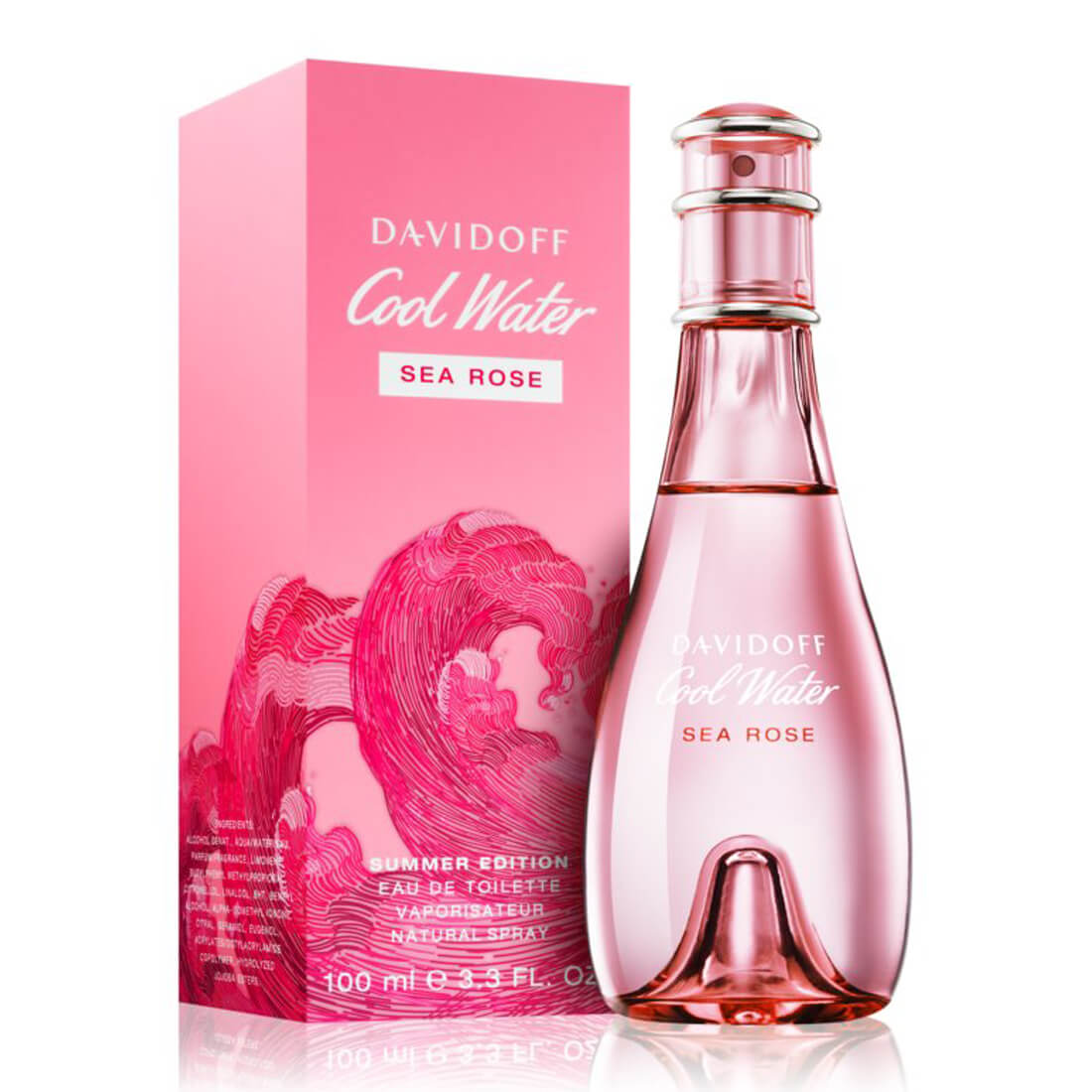 Davidoff Cool Water Sea Rose Summer Edition Eau De Toilette For Women