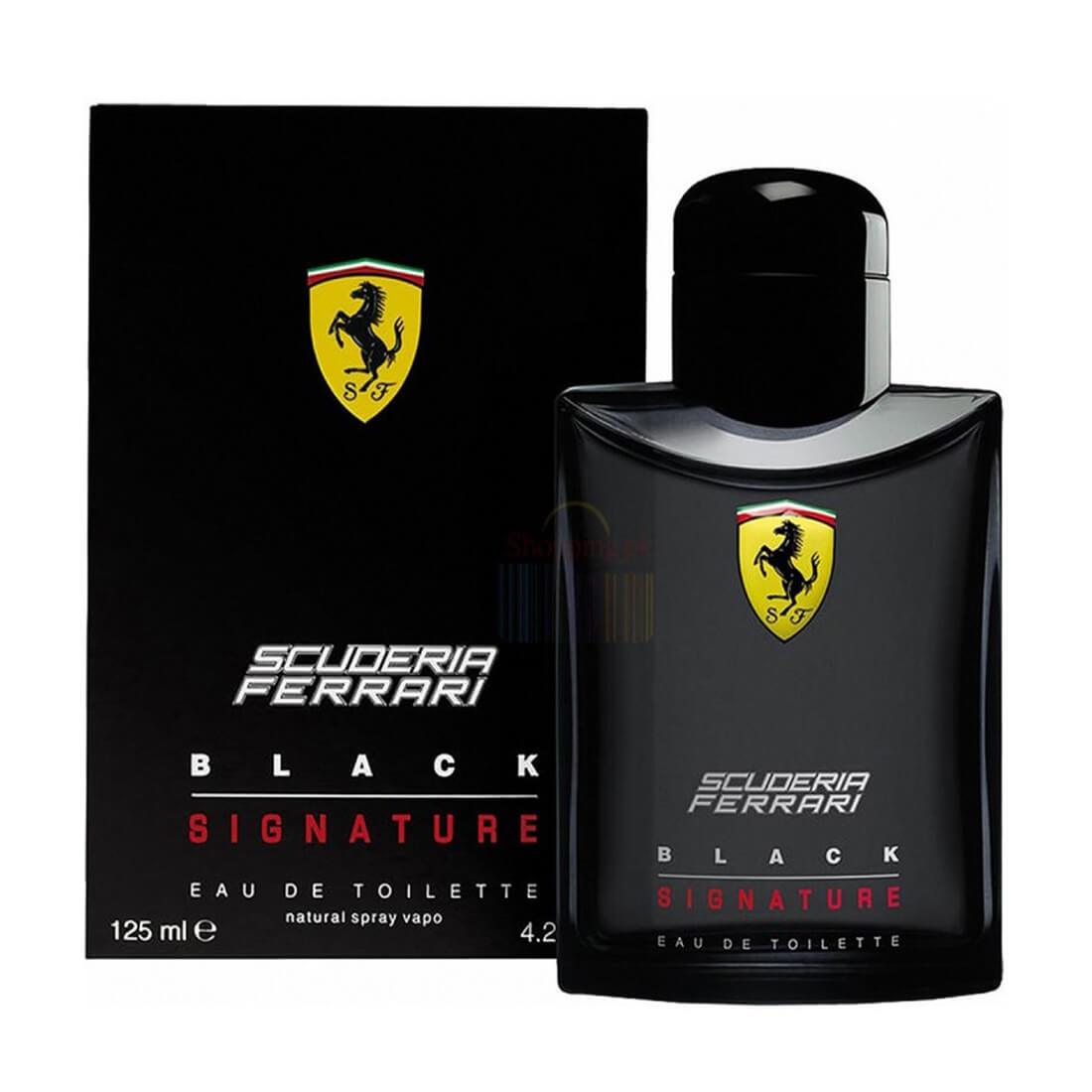 Ferrari Scuderia Black Signature Perfume For Men - 125ml