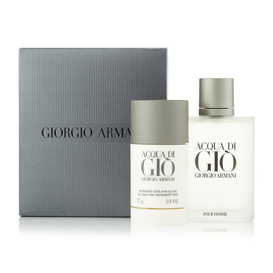 Giorgio Armani Acqua Di Gio Gift Set Eau De Toilette Spray 100ml + Alcohol-Free Deodorant Stick 75ml