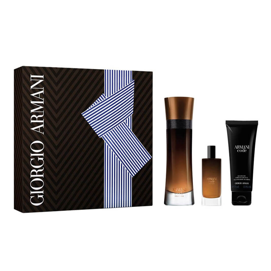 Giorgio Armani Armani Code Profumo Gift Set Eau De Perfume 110ml + Shower Gel 75ml + Eau De Perfume 15ml