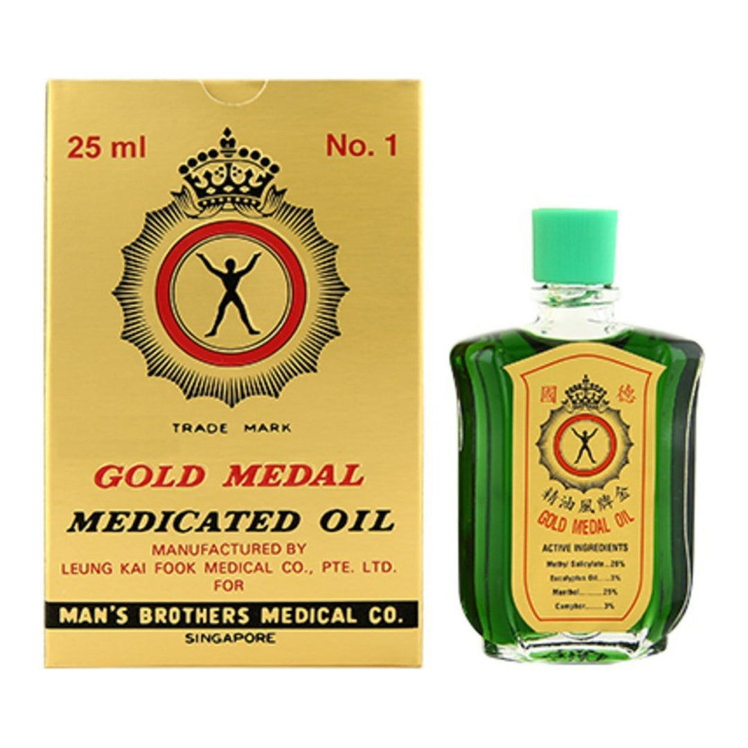 Gold Medal Medicated Oil Pain relief with refreshing aroma - 25ml - Sabkhareedo.com
