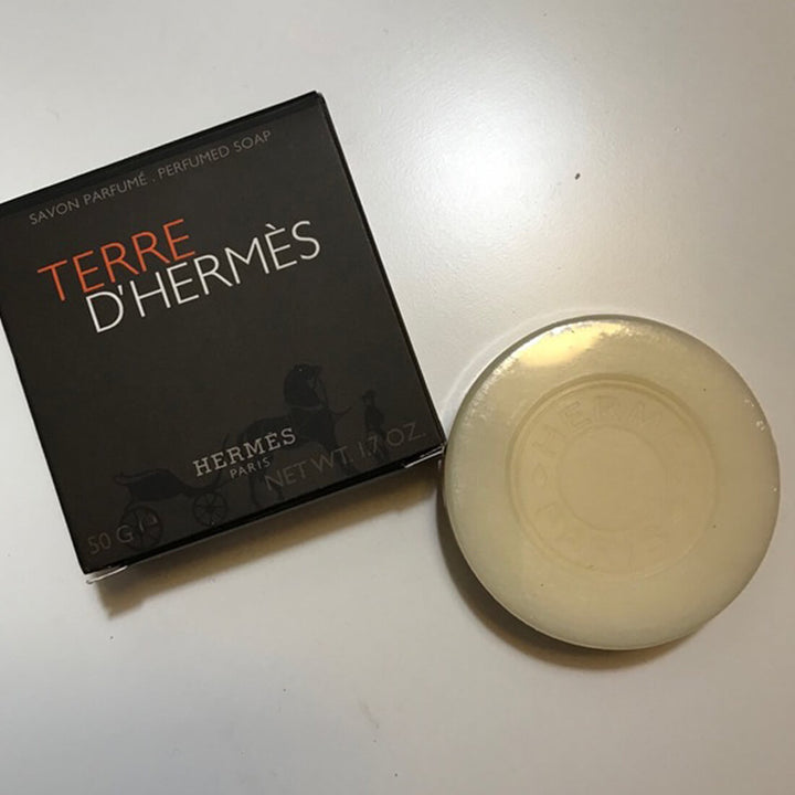 Hermes Jour D’Hermes &amp; Terre D’Hermes Perfumed Body Bath Soap Combo For Women &amp; Men 50g Each