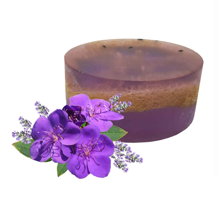 Organic Lavender Loofah Soap