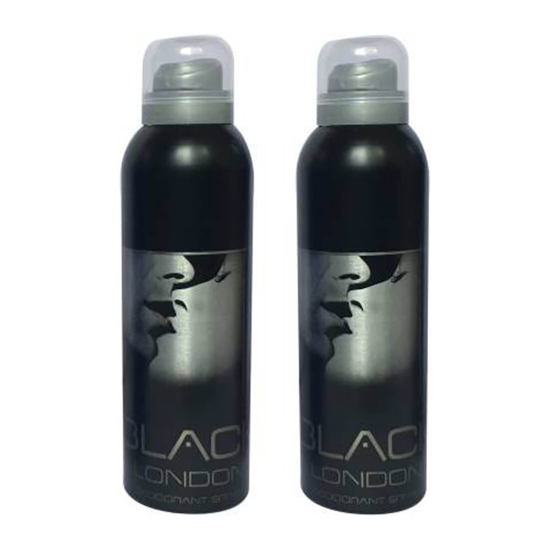 London Black Deodorant Body Spray Pack of 2 x 200ml