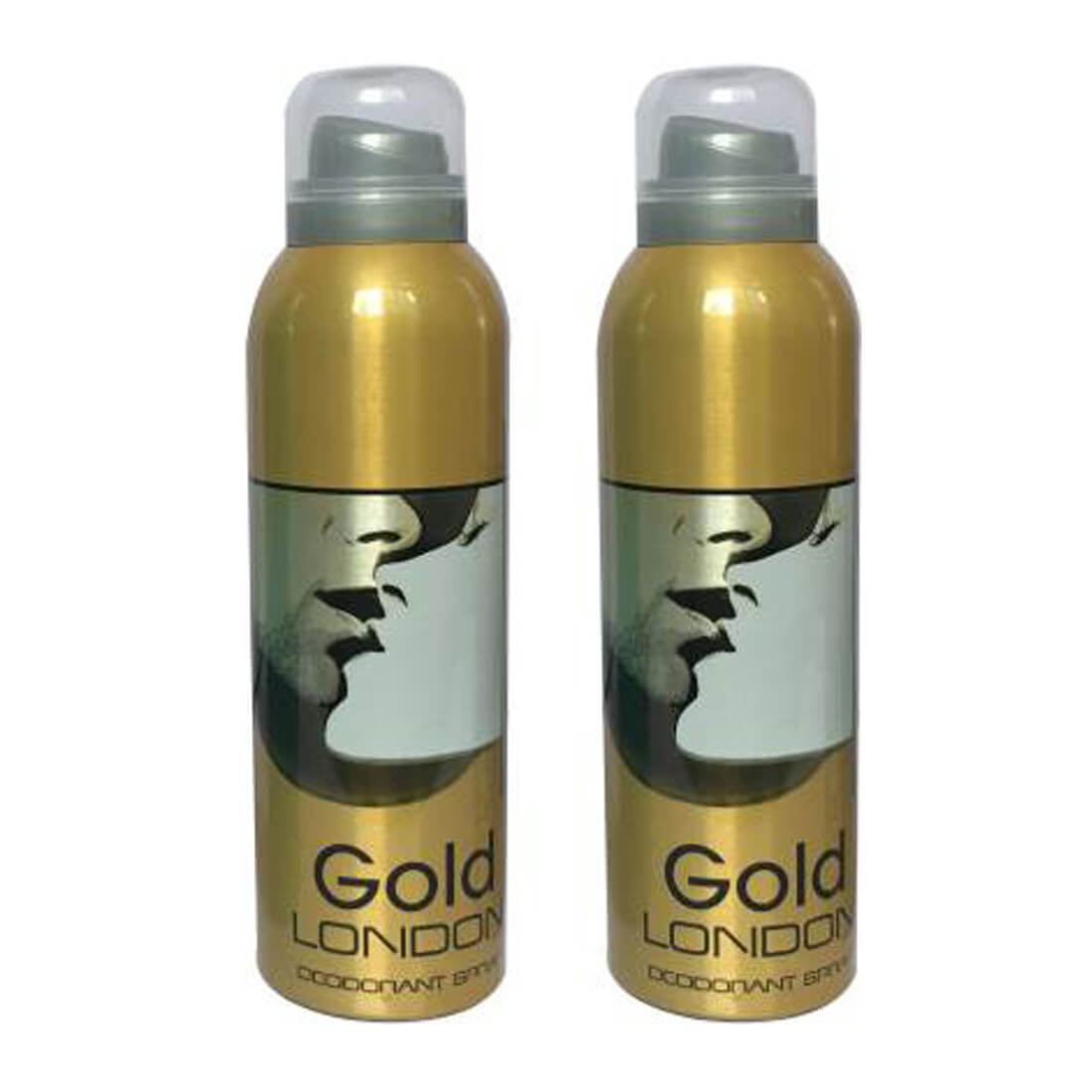 London Gold Deodorant Body Spray Pack of 2 x 200ml