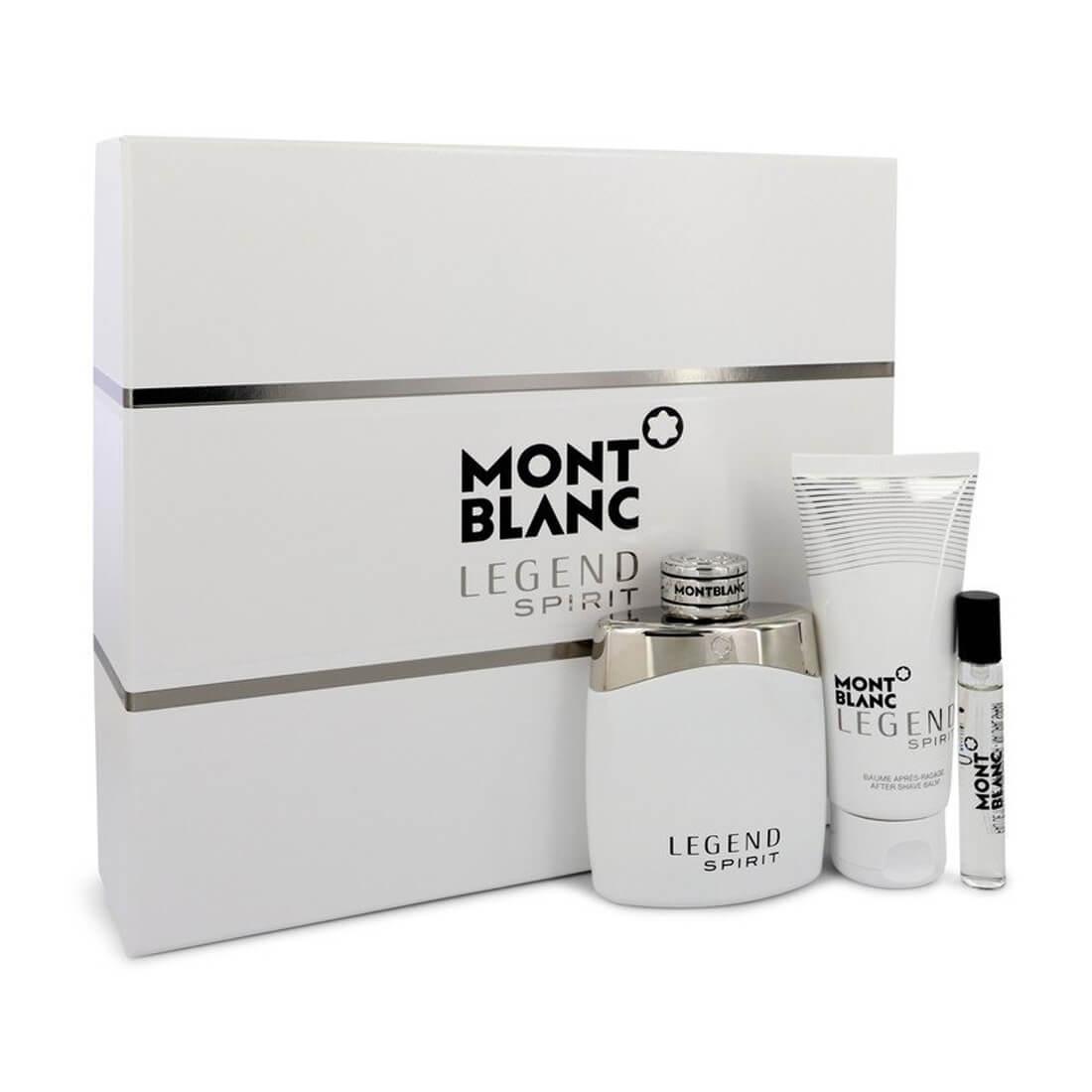 Mont Blanc Legend Spirit Eau De Toilette For Men Gift Set