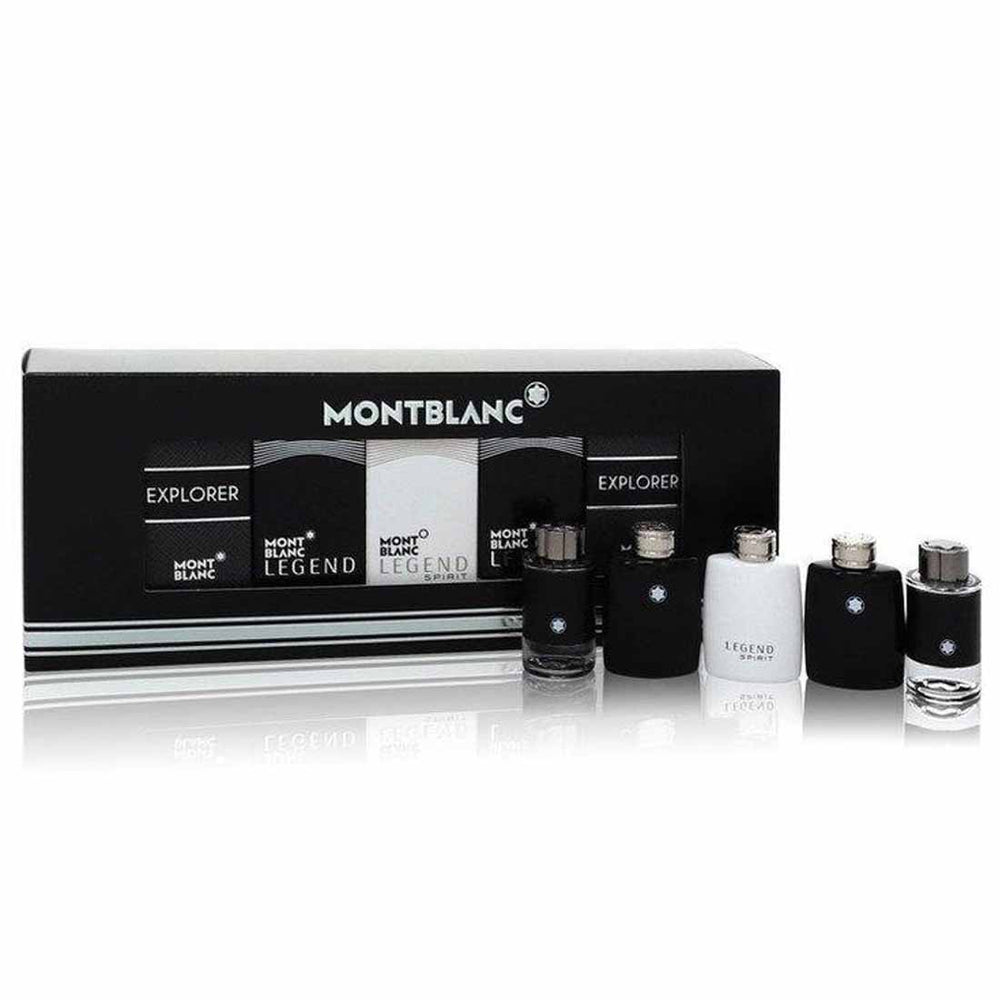 Mont Blanc Miniature Gift Set OF Legend-Explorer-Spirit EDP For Men