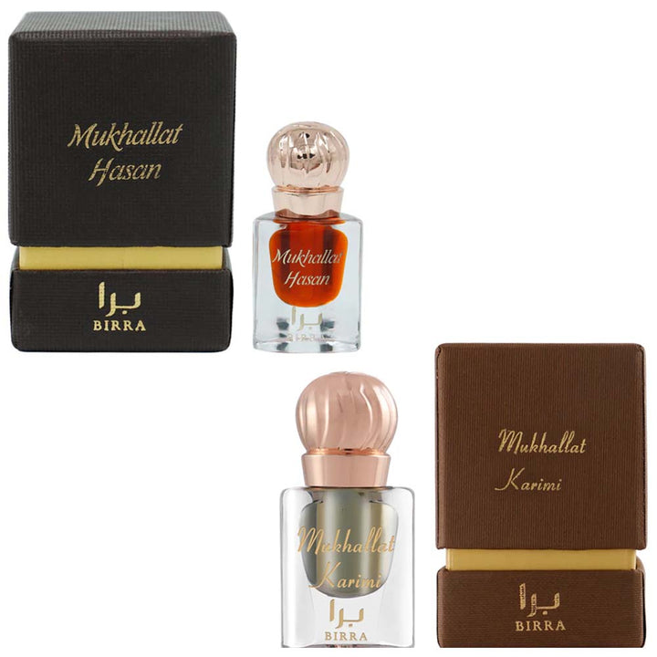 Mukhallat Hasan &amp; Mukhallat Karimi Pack Of 2 Attar By Birra