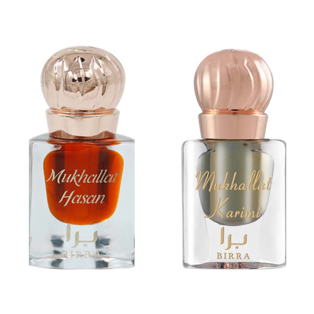 Mukhallat Hasan &amp; Mukhallat Karimi Pack Of 2 Attar By Birra