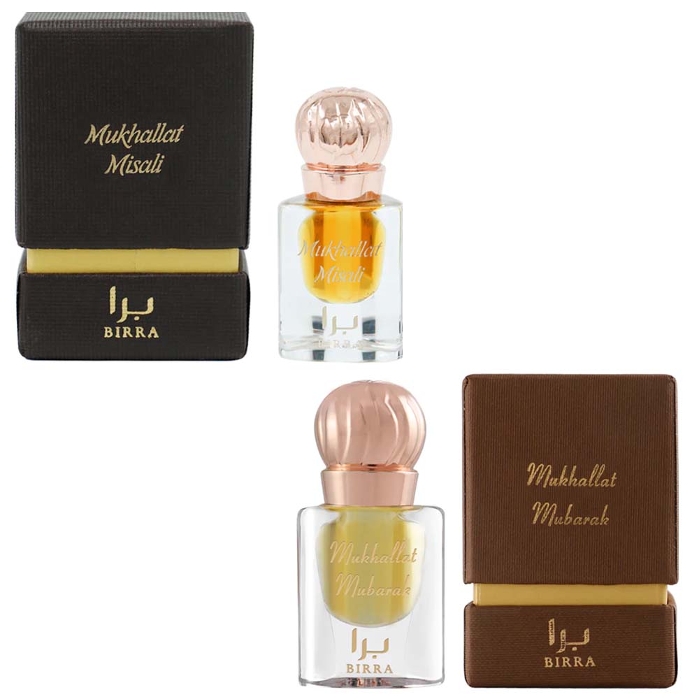 Mukhallat Misali & Mukhallat Mubarak Pack Of 2 Attar By Birra