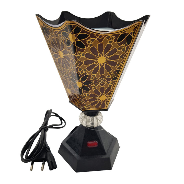 Electrical Bakhoor Burner &amp; 50g Fragrance Paste - Black