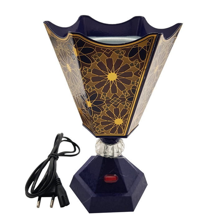 Electrical Bakhoor Burner &amp; 50g Fragrance Paste - Blue